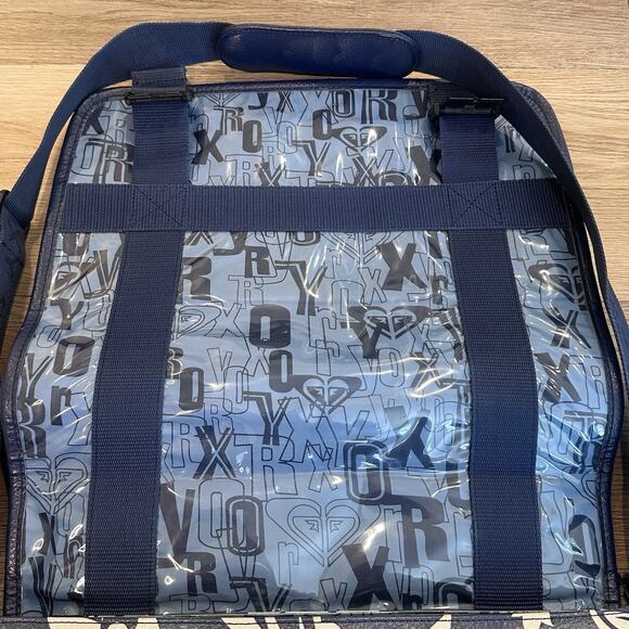 Vintage Roxy Y2K 2000s Hawaiian Floral Print Messenger Bag Crossbody EUC RARE - Picture 8 of 12